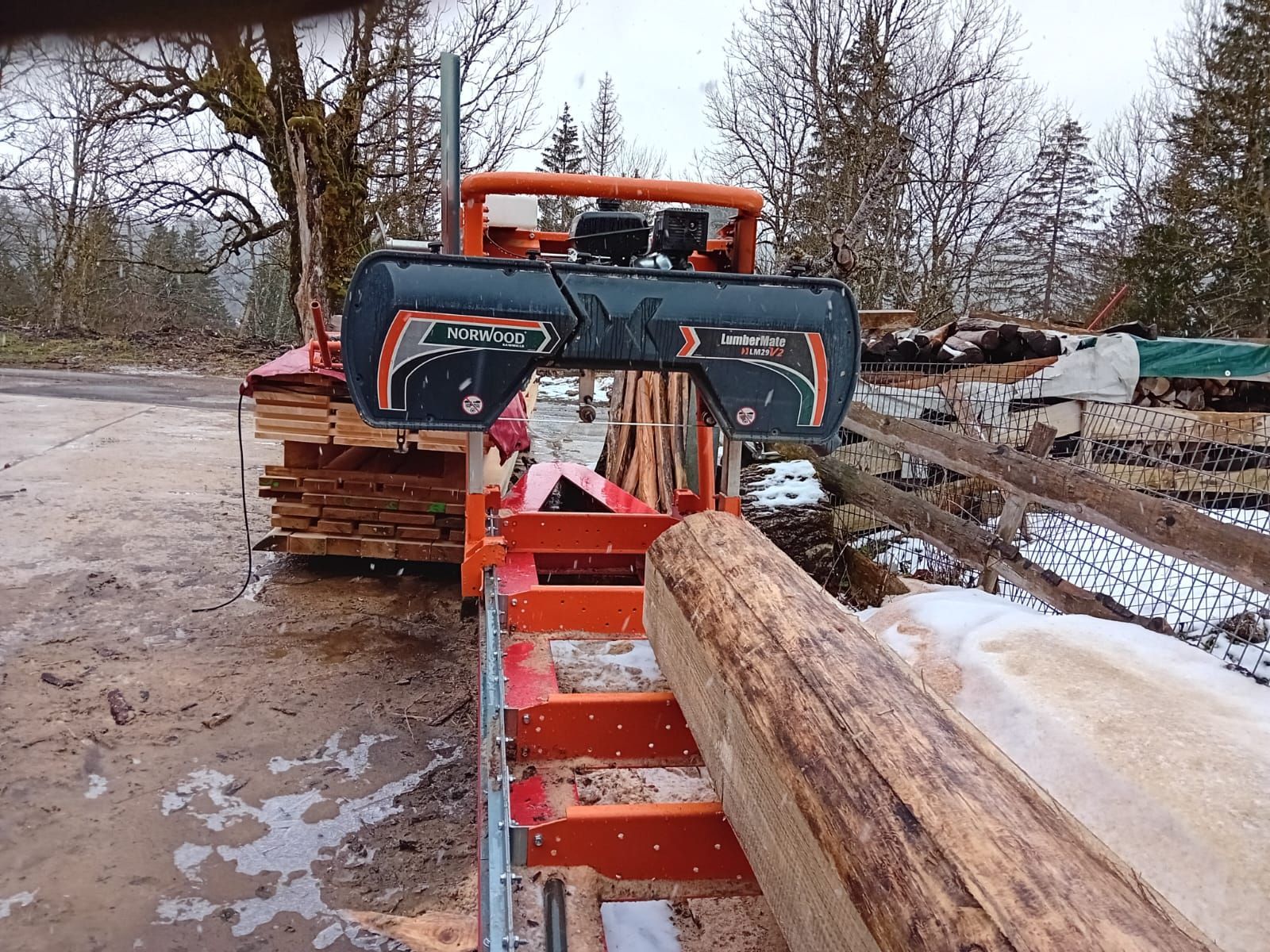 Sciage de bois